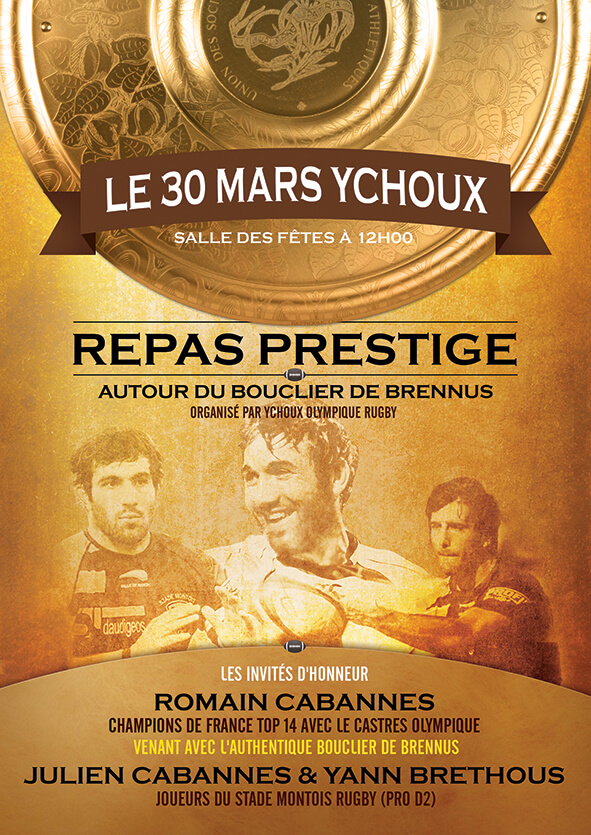 affiche repas prestige